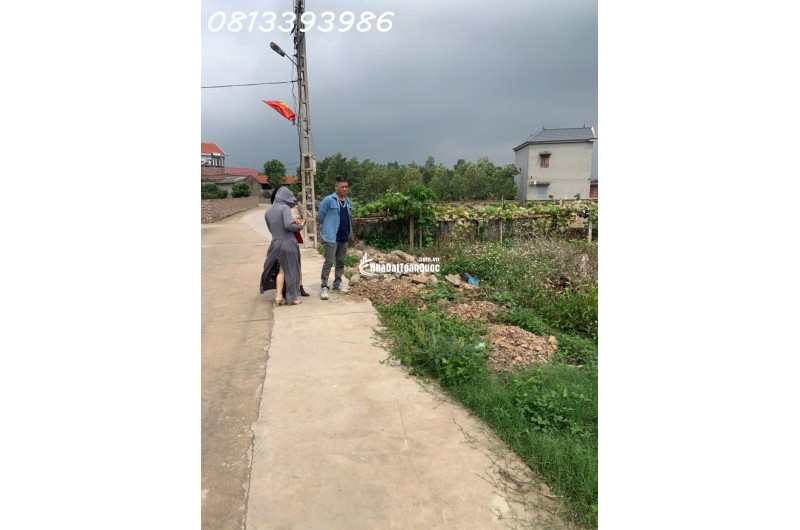 Bán đất tại Huyền Sơn có sẵn 70m² thổ cư – gần KCN – đường ô tô tránh – giá cực tốt