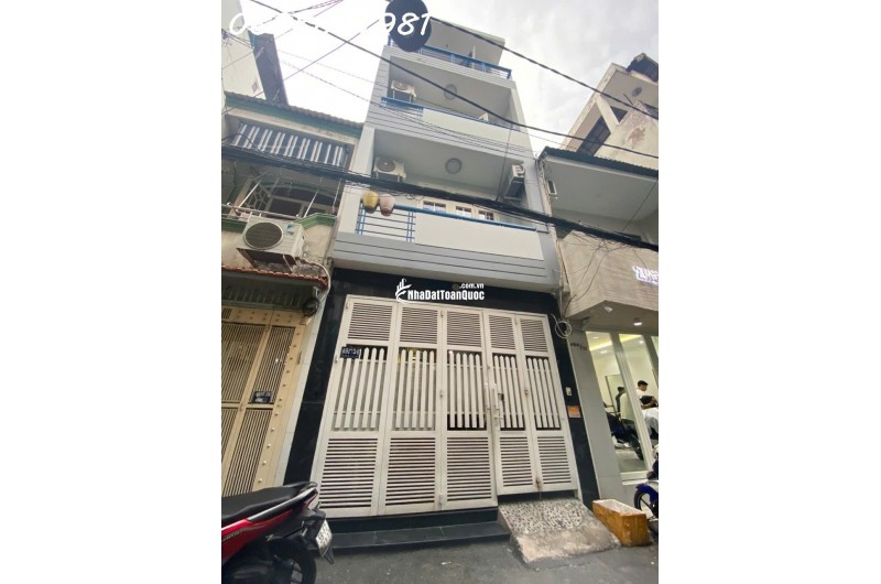 BÁN NHÀ SẴN KẾT CẤU HXH LÊ VĂN SỸ, P.12, Q.3 CHỈ 12.2 TỶ