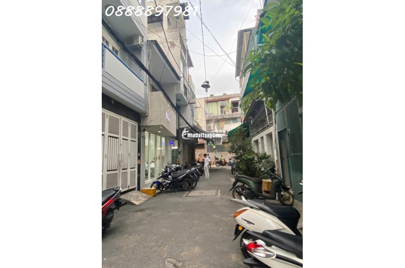 BÁN NHÀ SẴN KẾT CẤU HXH LÊ VĂN SỸ, P.12, Q.3 CHỈ 12.2 TỶ