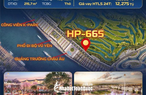 SIÊU PHẨM LIỀN KỀ HP-665 – VỊ TRÍ VÀNG TRUNG TÂM GOLF LAND, ĐẢO VUA ROYAL ISLAND