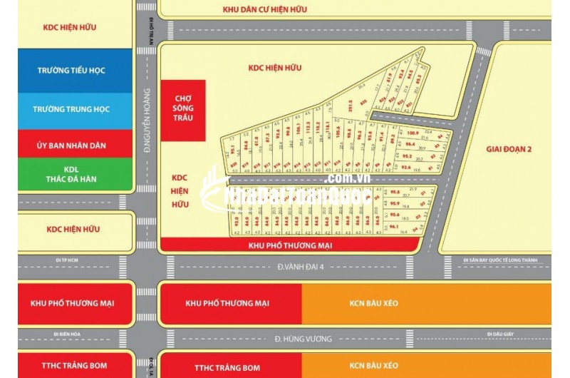Bán 118m2 đất ở 1 sẹc Nguyễn Hoàng, xã Trảng Bom, tỉnh Đồng Nai