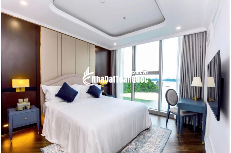 Chỉ nhỉnh 1 tỷ sở hữu ngay căn hộ mặt biển đẳng cấp, view 2 mặt vịnh Bái Tử Long