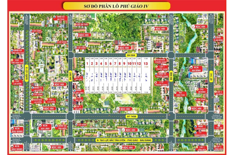 Còn 3 nền đất thổ cư gần KCN tại Bình Dương giá tốt, sổ sẵn, hợp xây phòng trọ