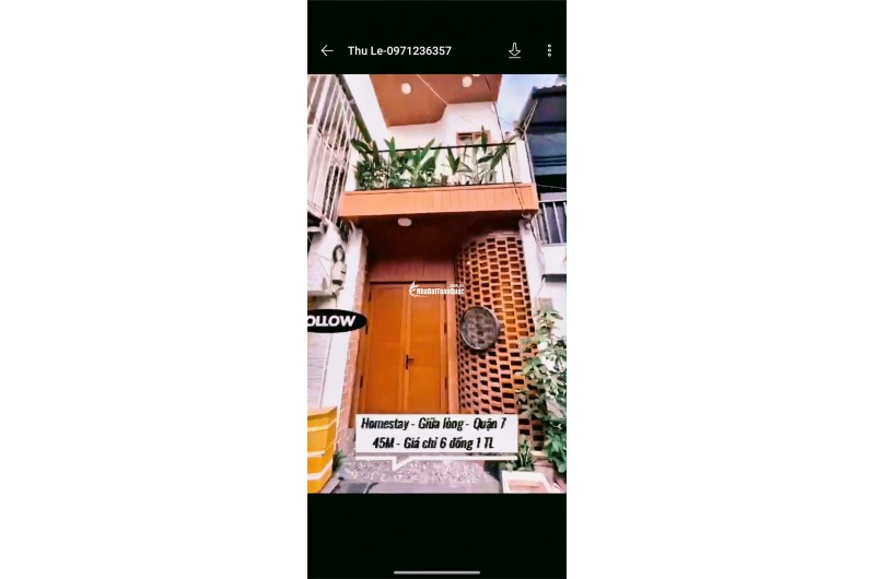 Nở hậu tài lộc (3.3/6.25) - 1 chiếc homestay xinh đẹp trong lòng phố_ sg quận 7 với thiết kế hiện đại full nội thất cao cấp gỗ tự nhiên, xịn xò.
