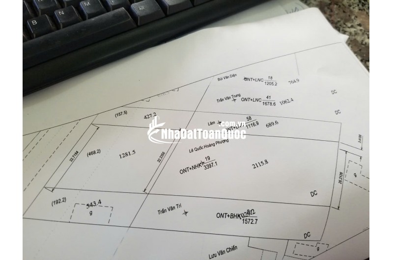 BÁN ĐẤT MẶT TIỀN TẠI PHƯỜNG CƯ BAO, DT: 1,928M2, SHR, 9 TỶ, LH 0815462039