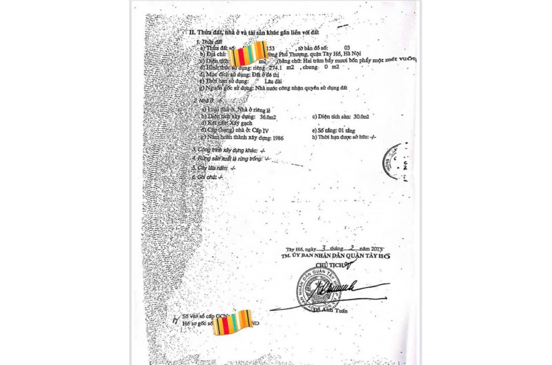 Bán gấp đất tại An Dương Vương, Phú Thượng, Tây Hồ, Hà Nội, 13,2 tỷ, 50 m2