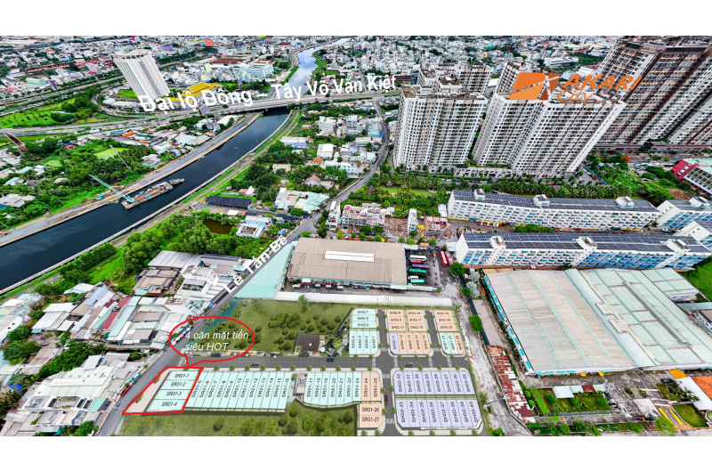 CHỈ 4 CĂN DUY NHẤT - MẶT TIỀN ĐƯỜNG LÊ TẤN BÊ - QUẬN BÌNH TÂN