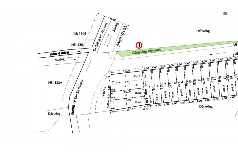 CHỈ 4 CĂN DUY NHẤT - MẶT TIỀN ĐƯỜNG LÊ TẤN BÊ - QUẬN BÌNH TÂN