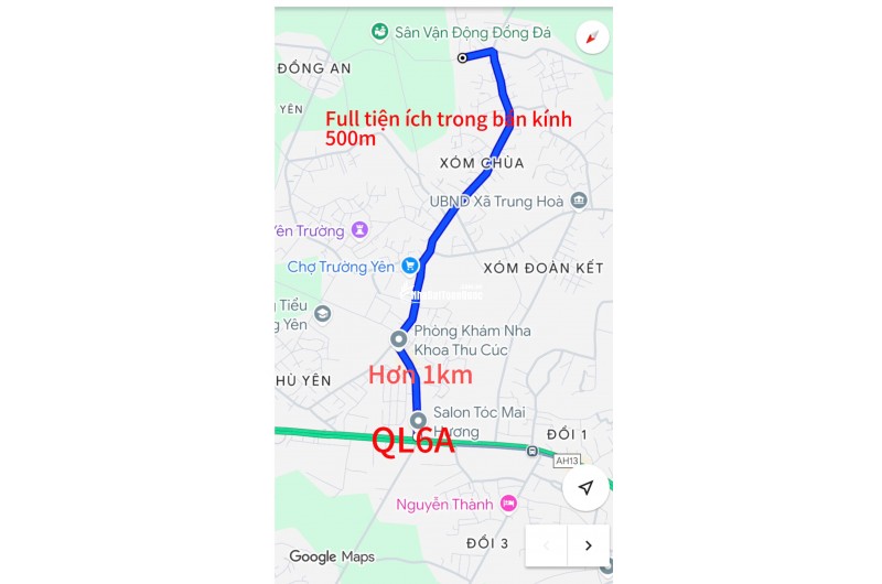 Cần bán 80m2 đất ONT tại Trung Hòa, Trường Yên, CM, HN. Giá loanh quanh 2 tỉ