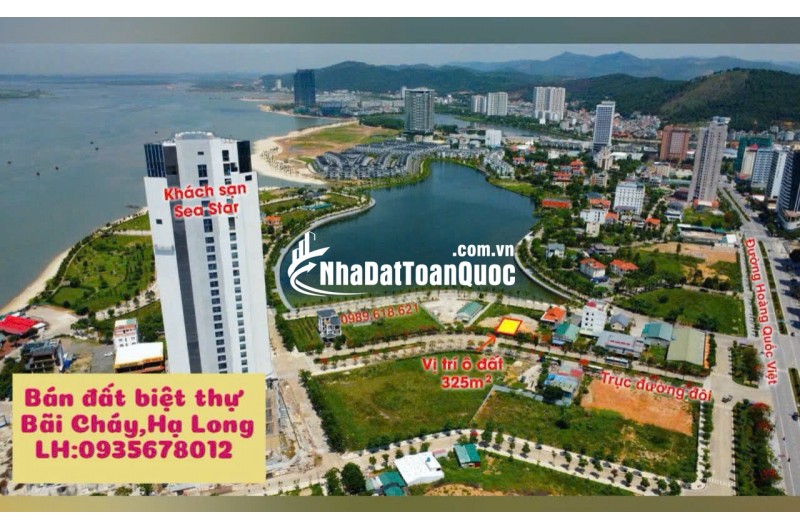 BÁN Ô ĐẤT BIỆT THỰ TẠI KHU ĐÔ THỊ MỚI CÁI DĂM, HẠ LONG