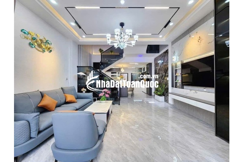PHẠM HỮU LẦU - QUẬN 7- TẶNG FULL NỘI THẤT - 3 TẦNG - 72M2 - 6TỶ4