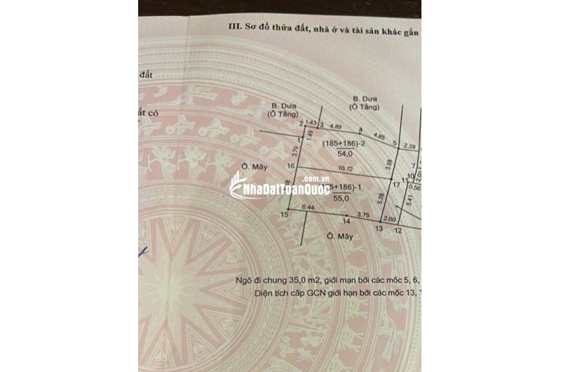 Bán đất Đức Thượng, 55m gần QL 32, Vành đai 4, giá đầu tư.