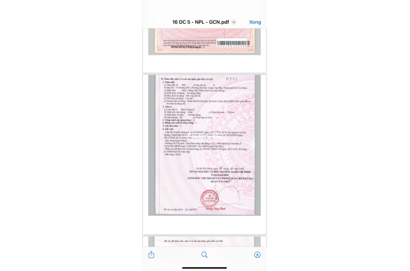 BÁN NHÀ 16 ĐƯỜNG DC 5, SƠN KỲ, TÂN PHÚ: DT 56M2 (1T2L) SHR CHỈ 8.6 TỶ. LH:0901777379.