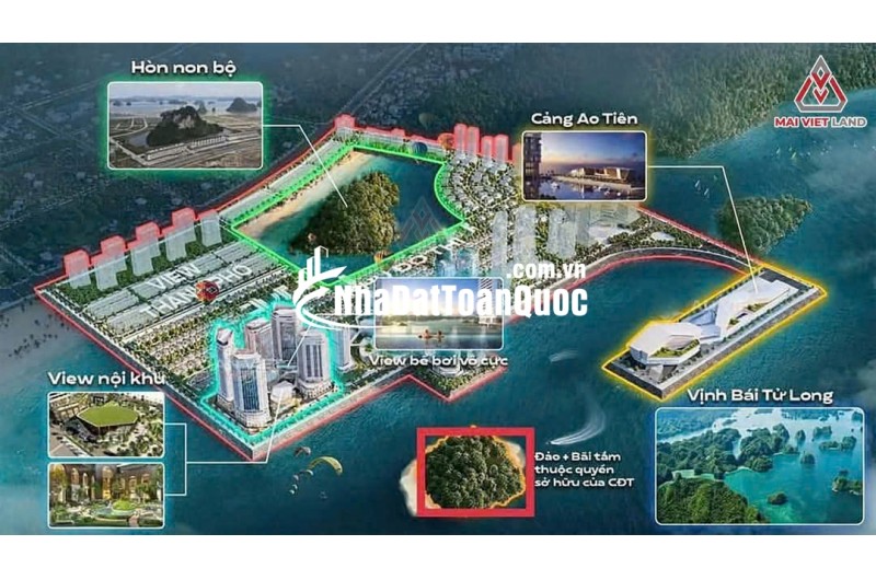 Chỉ nhỉnh 1 tỷ sở hữu ngay căn hộ mặt biển đẳng cấp, view 2 mặt vịnh Bái Tử Long