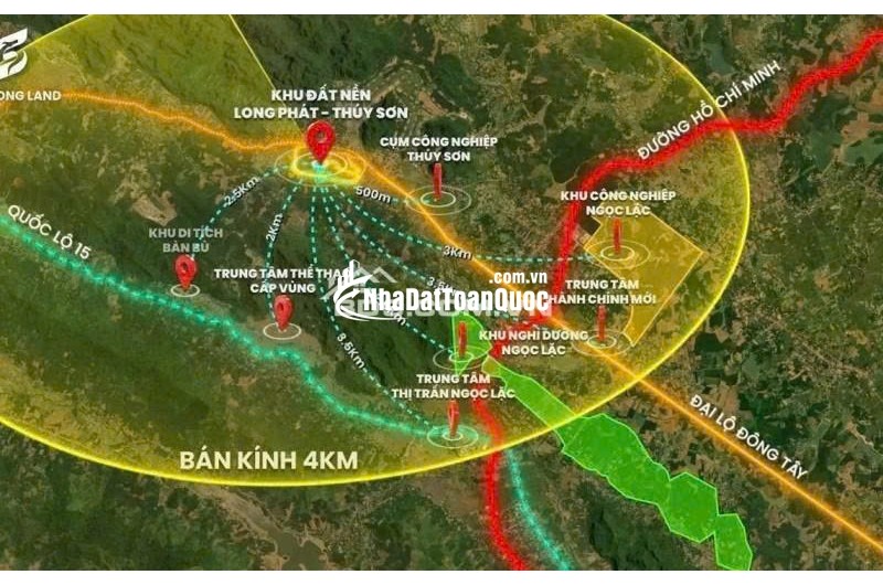 BÁN ĐẤT NỀN LONG PHÁT THUÝ SƠN - SẴN SỔ ĐỎ - SANG TÊN NGAY - GIÁ CHI 99TR/LO