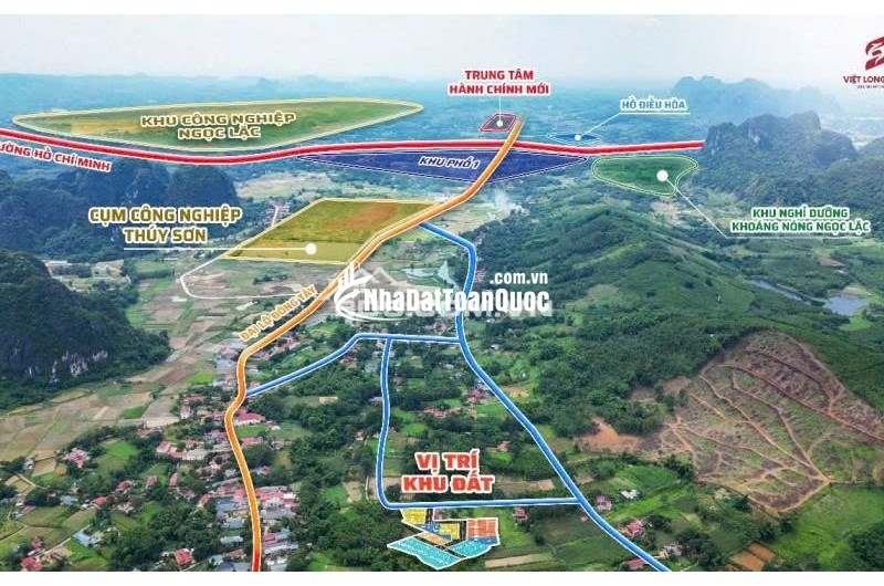 BÁN ĐẤT NỀN LONG PHÁT THUÝ SƠN - SẴN SỔ ĐỎ - SANG TÊN NGAY - GIÁ CHI 99TR/LO