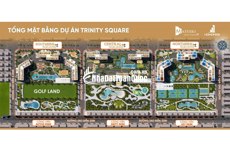 Bán Chung cư Trinity Square - Masteri - Vinhomes Ocean Park2