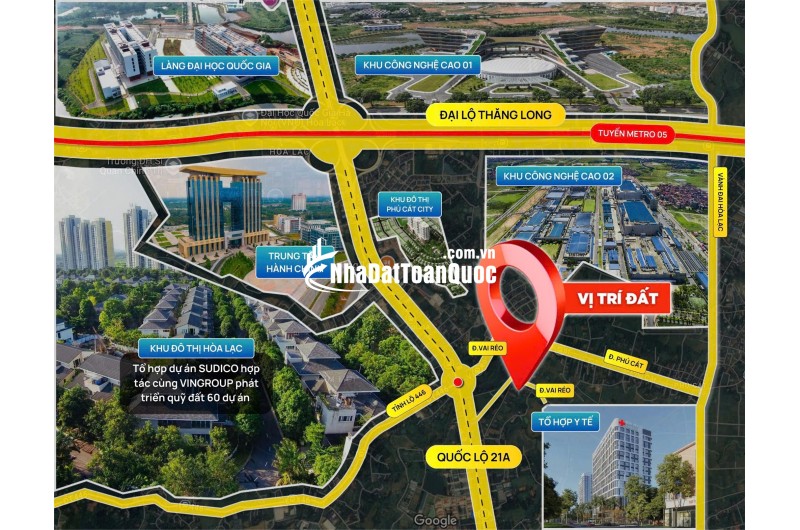 Đất độc quyền- vị trí tiềm năng tăng giá nhất Hòa Lạc