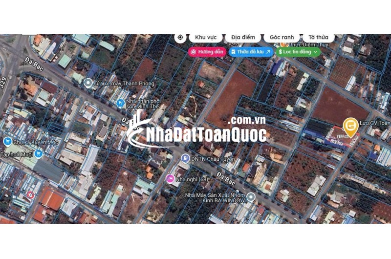 BÁN ĐẤT XUYÊN MỘC, BÀ RỊA - VŨNG TÀU