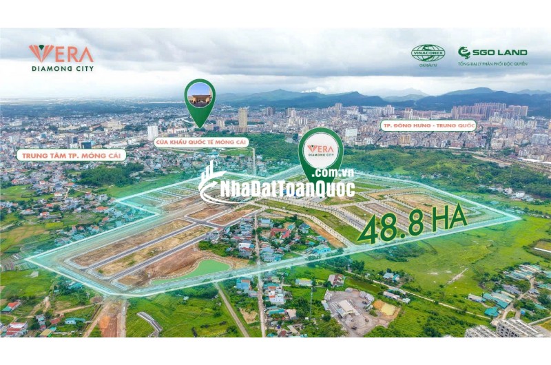 ĐẤT NỀN MÓNG CÁI - TÂM ĐIỂM ĐÓN SÓNG ĐẦU TƯ MỚI – 80M2 MT6M CHỈ 29TR/M2. LH:0353561379.