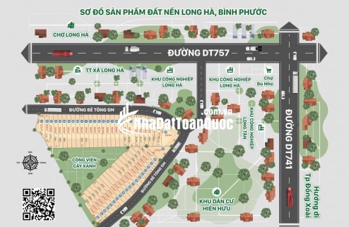 Bán đất Phú Riềng, Bình Phước, Khu dân cư hiện hữu, Ngay 3 KCN lớn, 298 triệu 200m2 đất thổ cư
