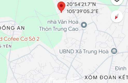 Cần bán 80m2 đất ONT tại Trung Hòa, Trường Yên, CM, HN. Giá loanh quanh 2 tỉ