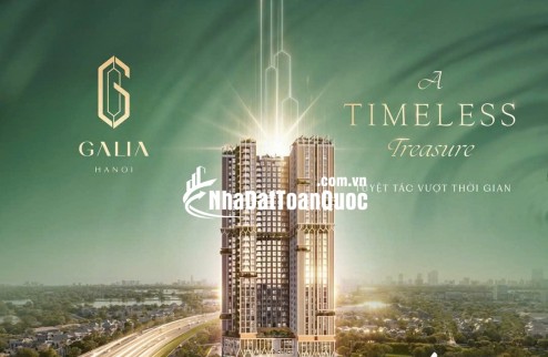 Bán căn 2 ngủ 68m tầng trung dự án Galia Yên Sở Hoàng Mai