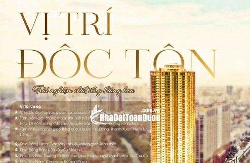 Cần bán căn hộ cao cấp tại chung cư QMS TOP TOWER - TÓ HỮU