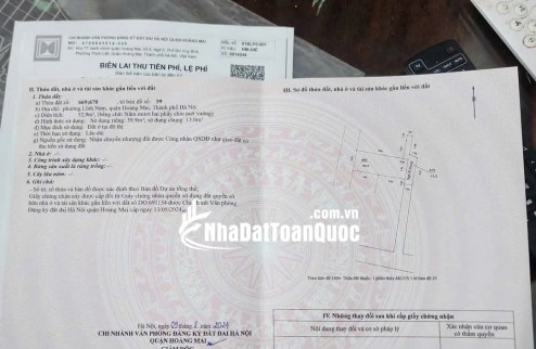 bán nhà c4 phố nam dư