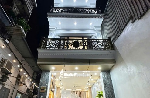Siêu phẩm lô góc Nguyên Đúc Cảnh ,Hoàng Mai,1 nhà ra phố,thang máy,sân trươc nhà rộng,nội thât cao cấp