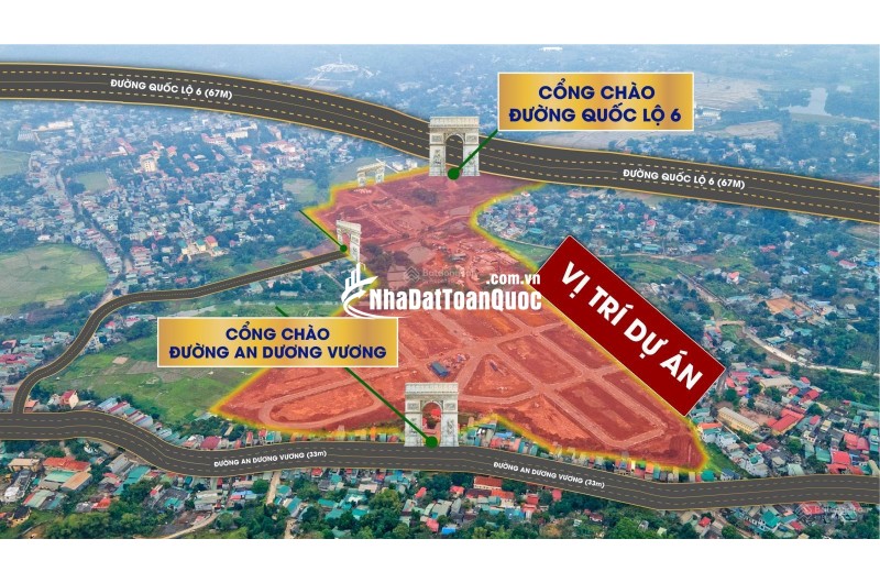 Quỹ đất nền giá đầu tư đợt 1 TP Hòa Bình. Cơ hôi x2 x3 tài sản.
