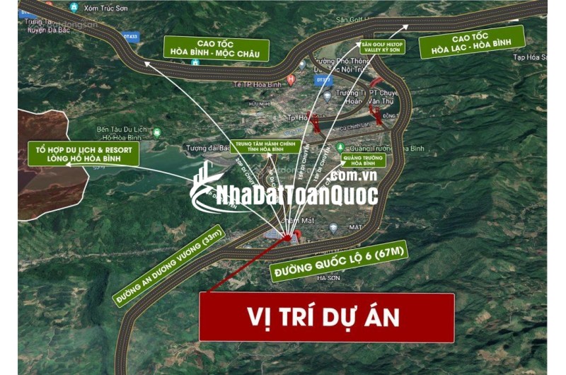 Quỹ đất nền giá đầu tư đợt 1 TP Hòa Bình. Cơ hôi x2 x3 tài sản.