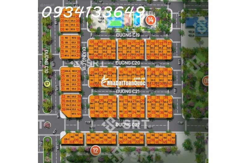 Bán biệt thự đẹp tại Blanca City, 25 tỷ, 135m2,  nhiều tiện ích