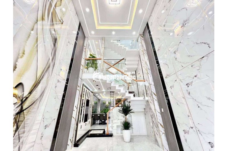Nhà mới full nt 54m2-5tang Bùi Văn Ngữ Q12, đường 10m ,gần Ngã 3 Đông Quang, 7 tỷ nhỉnh 0932030061