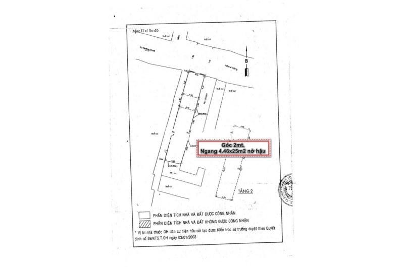 Nhà cũ HXH 294 Xô Viết Nghệ Tĩnh, Phường 21 Bình thạnh. Diện tích 4,6x25m công nhận 110m2 giá 21 tỷ