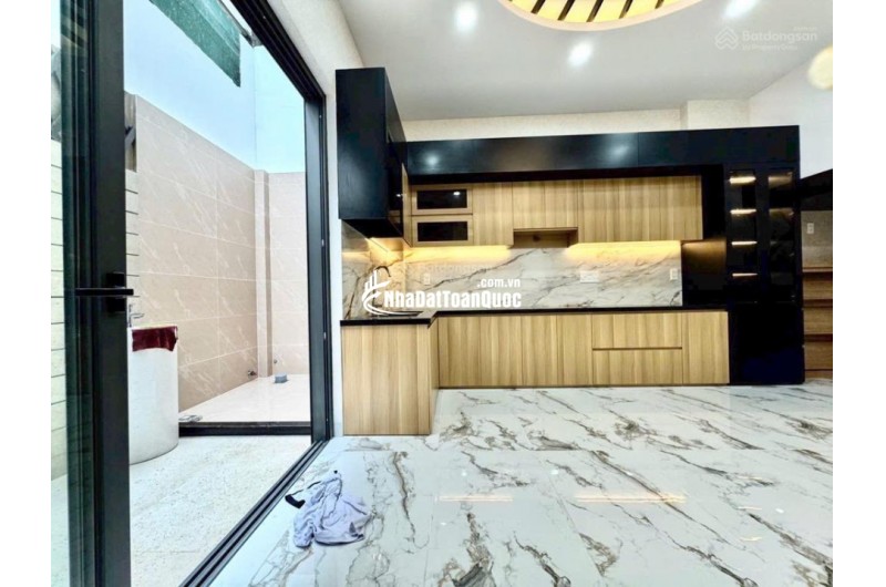 Bán gấp nhà hẻm xe tải - thông số 4.5x16.7m - 4 tầng - Đặng Thuỳ Trâm - nhà mới keng