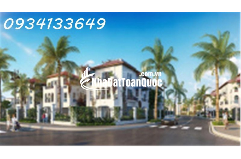 Giỏ hàng suất ngoại giao đặc biệt, ck 17%: Townhouse, biệt thự biển, sở hữu lâu dài
