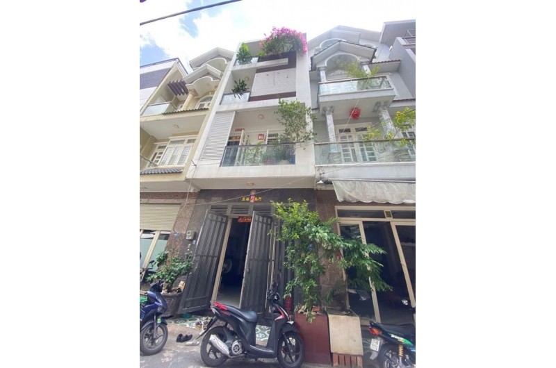 Bán Nhà Tân Kỳ Tân Quý, Bình Tân, Hẻm Ôtô 6m, 53m2 (4,4x12) 4 Tầng BTCT, Cách Mặt Tiền Kinh Doanh Mua Bán Sầm Uất, Nhỉnh 6 Tỷ Còn TL