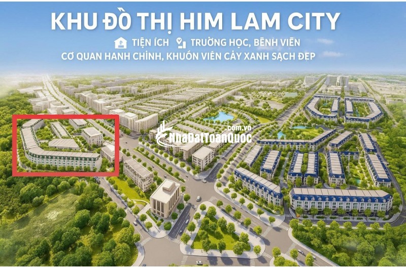 Bán đất nền dự án khu đô thị him lam city
