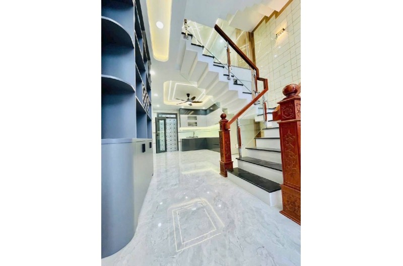 Mã Lò, Sát Bệnh Viện Bình Tân, DT 50m2 (4x13m) 5 Tầng, Hẻm Nhựa 6m Ôtô Ngủ Nhà, Khu KD Mua Bán Sầm Uất, Nhỉnh 6 Tỷ Còn TL