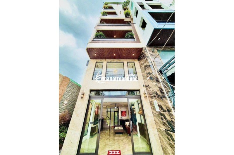 Bán nhà mặt tiền đẹp Gò Vấp 7x17m thang máy full nội thất cao cấp ở lâu dài, Toà nhà đẹp tiện làm CHDV