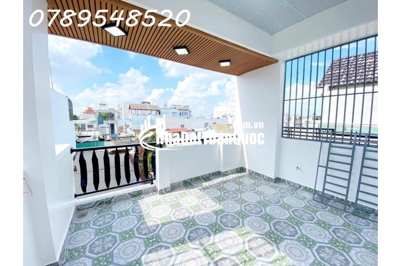 BÁN NHÀ 4 TẦNG MỚI – HẺM XE HƠI THÔNG – GẦN LÊ VĂN QUỚI – GIÁ HƠN 6 TỶ