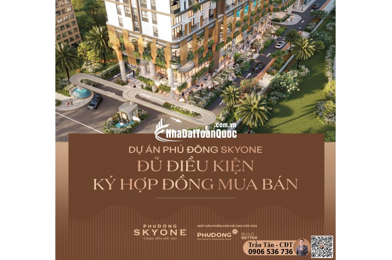 Căn hộ Phú Đông SkyOne – Chỉ từ 1,9 tỷ – Vị trí mặt tiền DT743C – lãi suất ưu đãi 5%/năm