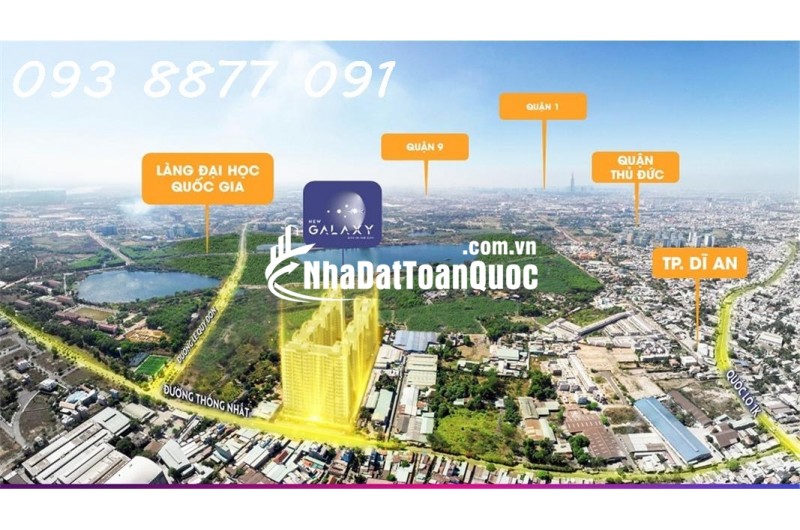 NEW GALAXY – SHOPHOUSE SL.12, 150M², GIÁ 5 TỶ - VỊ TRÍ VÀNG DĨ AN, BÌNH DƯƠNG