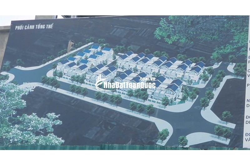 Bán biệt thự Vạn Xuân có sổ đỏ, hàng xóm Ciputra - DT 180m2 MT 12m 3 tầng 1 hầm - Giá đầu tư 38 tỷ