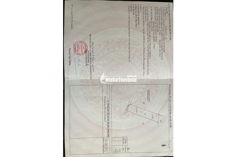 BÁN NHÀ XÃ BÌNH SƠN HUYỆN LONG THÀNH TỈNH ĐỒNG NAI, DT 7X34, SHR, 10.5 TỶ.,