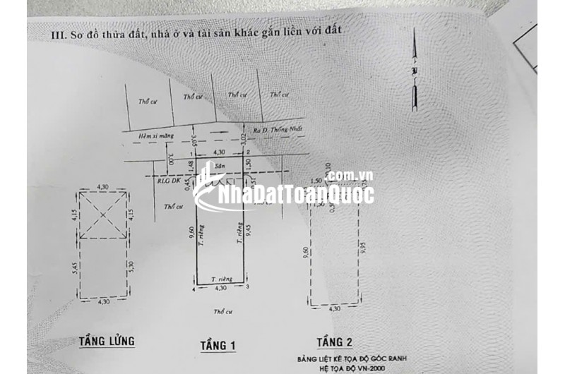 BÁN NHÀ THỐNG NHẤT - HXH GẦN LOTTE - 52M2 - 3 TẦNG - NHỈNH 5 TỶ