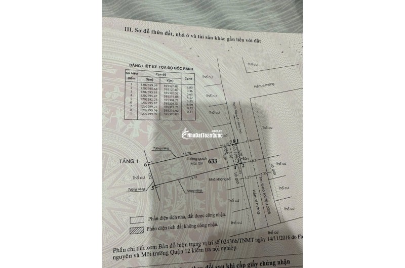 BÁN NHÀ TÂN CHÁNH HIỆP 7 Q12 – HẺM XE TẢI – SỔ NỞ HẬU – GIÁ CHỈ 4.2 TỶ Lh:0906962597.
