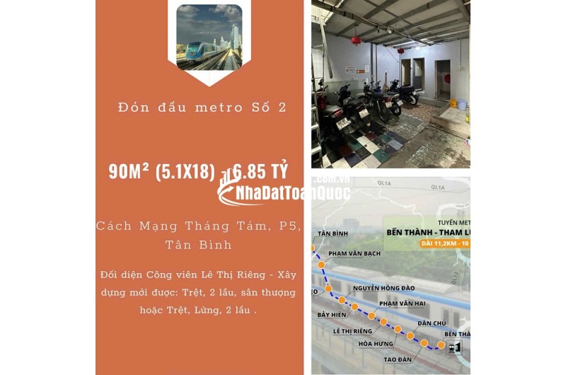 Bán Nhà Giá Tốt – Ngay CMT8 - P.5 Tân Bình – 86m² – Chỉ 6.85 Tỷ