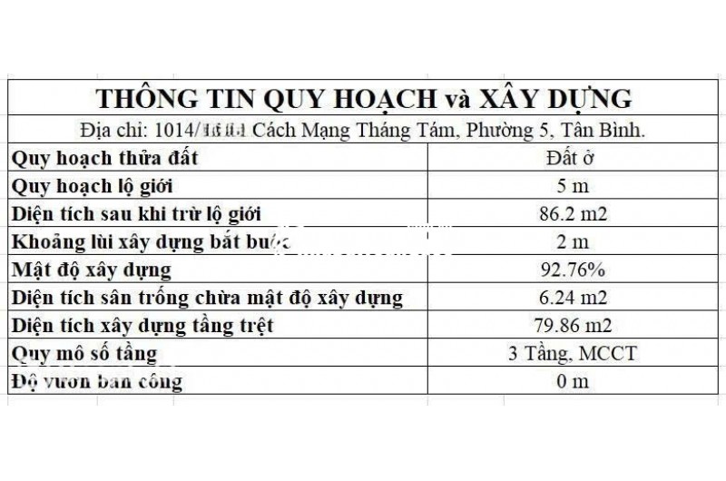Bán Nhà Giá Tốt – Ngay CMT8 - P.5 Tân Bình – 86m² – Chỉ 6.85 Tỷ